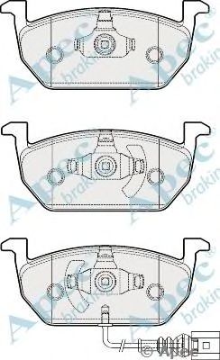 APEC BRAKING pad2028 -  Комплект тормозных колодок, дисковый тормоз